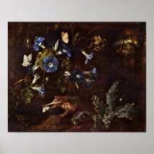 Furgoneta de Schrieck Otto - viento e insectos azu Posters