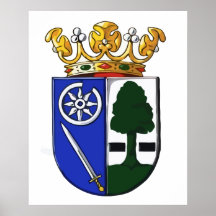 Furgoneta Heerenveen, Países Bajos de Wapen Posters