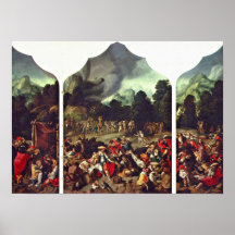 Furgoneta Leiden - adoración de Lucas del becerro  Posters
