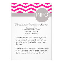 Fuschia elegante de las direcciones el | del boda  comunicados personales 