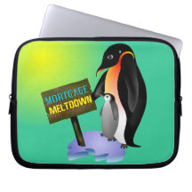 Fusión de la hipoteca del pingüino mangas computadora