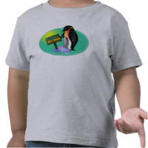 Fusión del pingüino camisetas