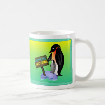 Fusión del pingüino taza
