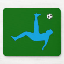 Fussball soccer Fallrückzieher bicycle kick Mousepads
