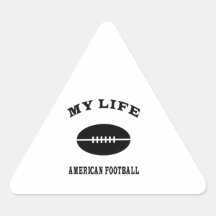 Fútbol americano mi vida pegatina