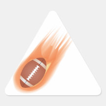 fútbol americano calcomania trianguladas personalizadas