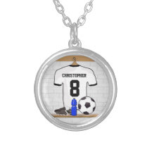 Fútbol blanco y negro personalizado Jerse del fútb Grimpola