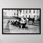 Fútbol Columbia 1914 del equipo universitario Impresiones
