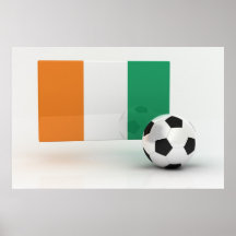 Fútbol de Costa de Marfil Poster