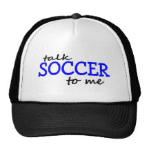 Fútbol de la charla a mí gorras de camionero