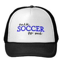 Fútbol de la charla a mí gorros  