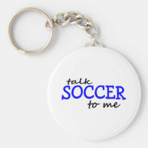 Fútbol de la charla a mí llaveros personalizados