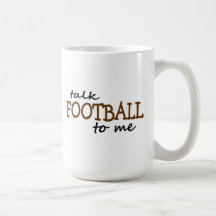 Fútbol de la charla a mí taza