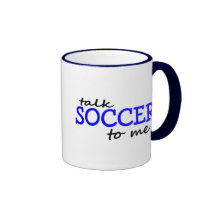 Fútbol de la charla a mí tazas