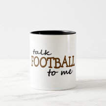 Fútbol de la charla a mí tazas de café