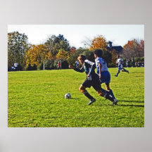 Fútbol de los individuos poster