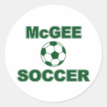 Fútbol de McGee Pegatina