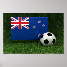 Fútbol de Nueva Zelanda Poster
