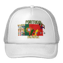 Fútbol de Portugal Gorros Bordados