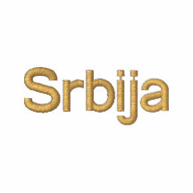 Fútbol de Serbia Polo Bordado