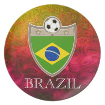 Fútbol del Brasil Platos