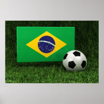 Fútbol del Brasil Poster