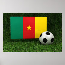 Fútbol del Camerún Poster