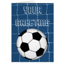 Fútbol del fútbol felicitaciones