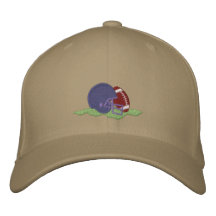 Fútbol del juego gorra bordada