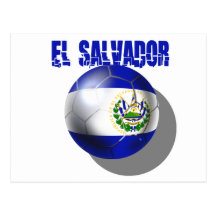 Fútbol del mundial El Salvador 2014 Cuscatlecos Tarjetas Postales