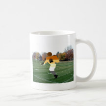 Fútbol del orgullo taza de café