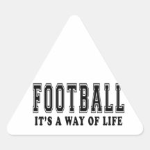 Fútbol es manera de vida colcomanias triangulo