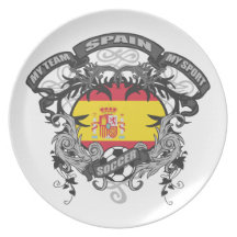 Fútbol España Plato Para Fiesta