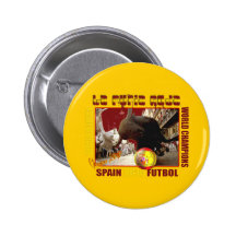Fútbol Futbol de Bull del español de Furia Roja de Pin