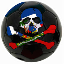 Fútbol haitiano escultura fotografica