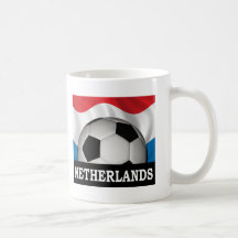 Fútbol holandés taza de café