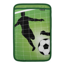 Fútbol - juego de pelota del fútbol fundas macbook air