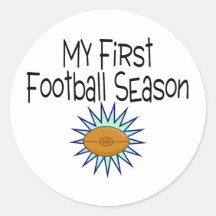 Fútbol mi primer fútbol de la estación de fútbol pegatinas  
