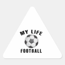 Fútbol mi vida colcomanias triangulo personalizadas