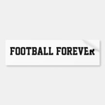 fútbol para siempre etiqueta de parachoque