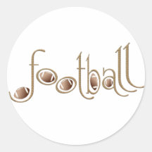 fútbol pegatinas redondas