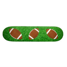 Fútboles en el césped patineta personalizada