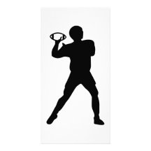 Futbolista Tarjeta Personal Con Foto