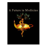 Futuro en medicina tarjeta postal