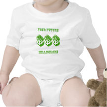 _--Futuro-Millonario-logotipo Traje De Bebé