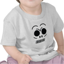 Fuuny-Horror-Cara (blanca) Camisetas