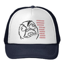 Fuuuu del fuuu del individuo de la rabia gorro