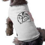 Fuuuu del fuuu del individuo de la rabia camiseta de perro