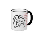 Fuuuu del fuuu del individuo de la rabia tazas de café