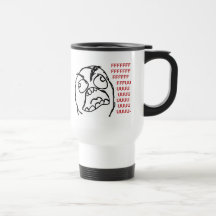 Fuuuu del fuuu del individuo de la rabia taza de café